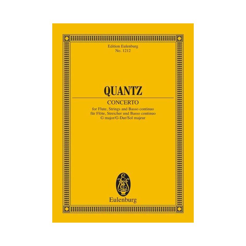 Quantz, Johann Joachim - Concerto G major