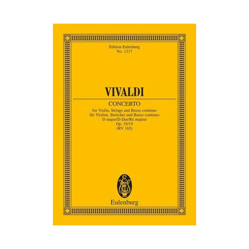 Vivaldi, Antonio - Concerto D major op. 35/19 RV 212a / PV 165