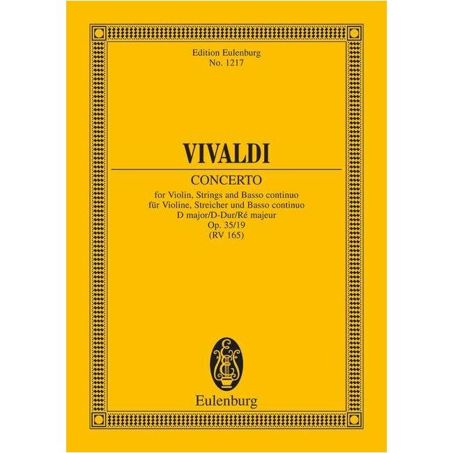 Vivaldi, Antonio - Concerto D major op. 35/19 RV 212a / PV 165