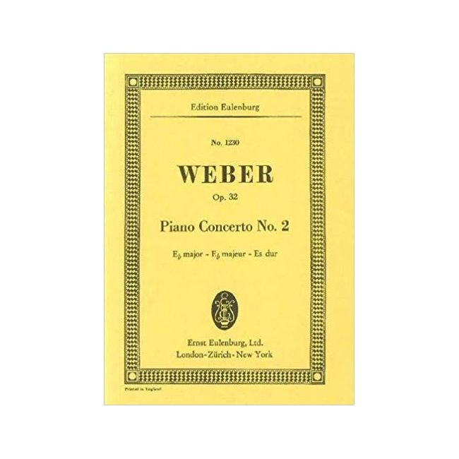 Weber, Carl Maria von - Concerto No. 2 Eb major op. 32 JV 155