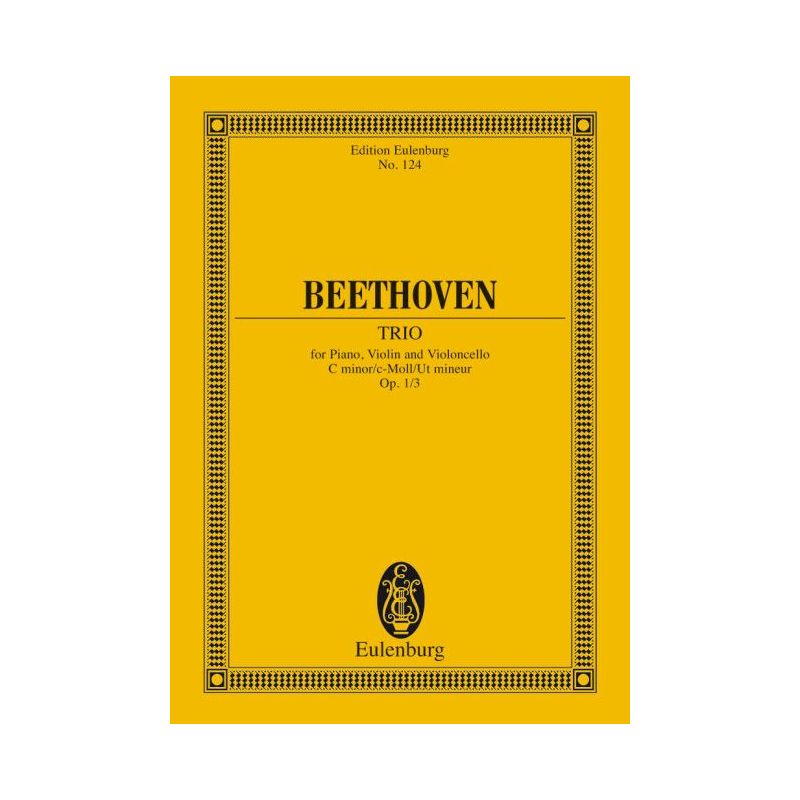 Beethoven, Ludwig van - Piano Trio No. 3 C minor op. 1/3
