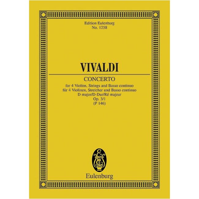 Vivaldi, Antonio - L'Estro Armonico op. 3/1 RV 549 / PV 146