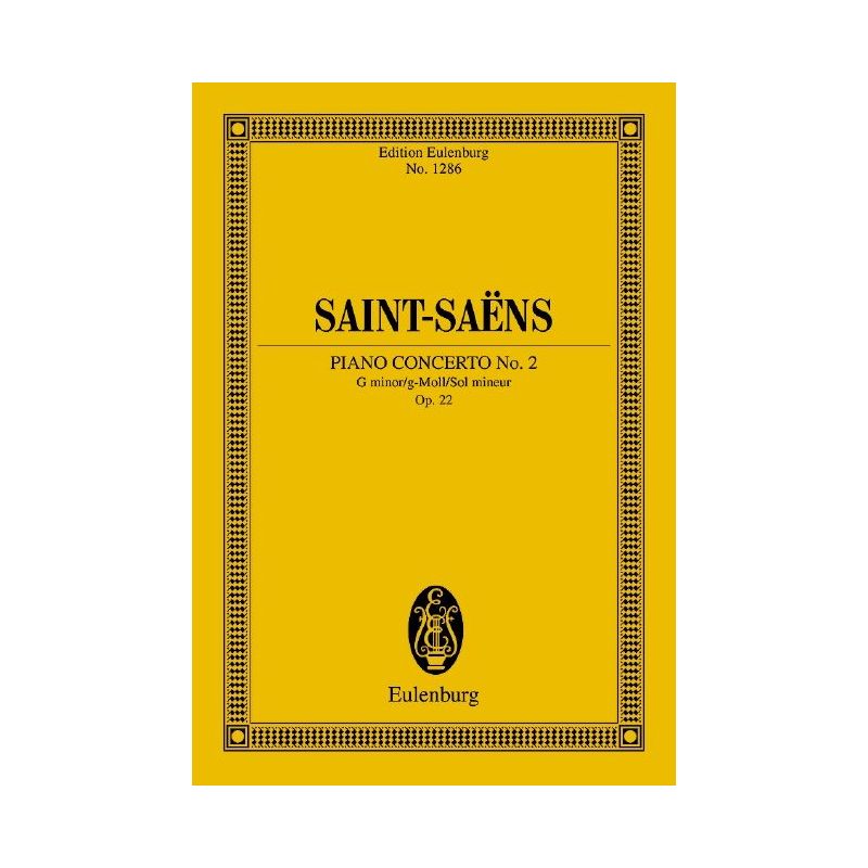 Saint-Saëns, Camille - Concerto No. 2 G minor op. 22