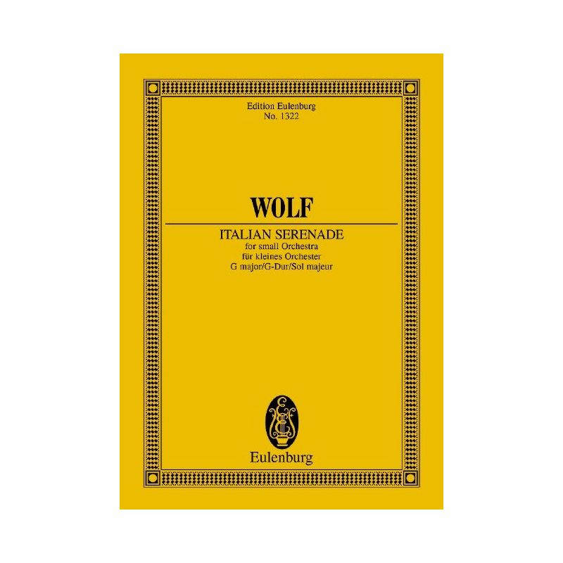 Wolf, Hugo Philipp Jakob - Italian Serenade G major