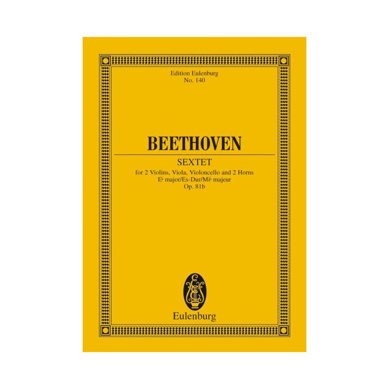 Beethoven, Ludwig van - Sextet Eb major op. 81b