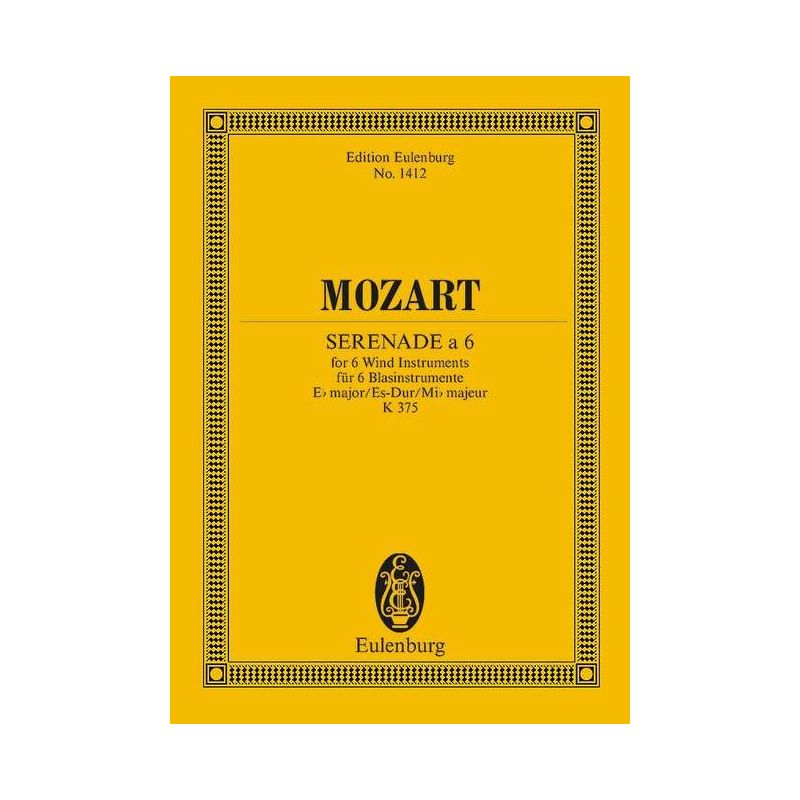 Mozart, Wolfgang Amadeus - Serenade a 6 Eb major KV 375