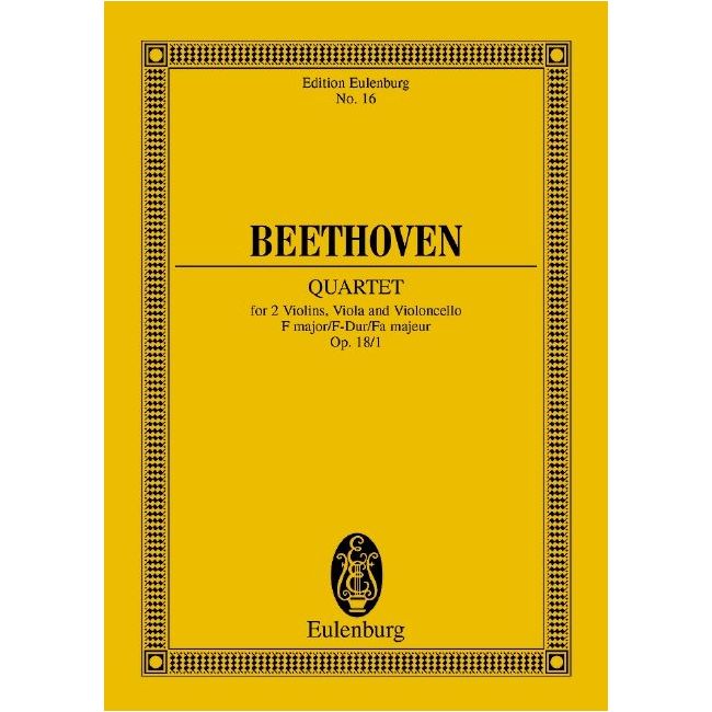 Beethoven, Ludwig van - String Quartet F major op. 18/1