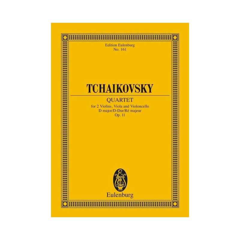 Tchaikovsky, Peter Iljitsch - String Quartet No. 1 D major op. 11 CW 90