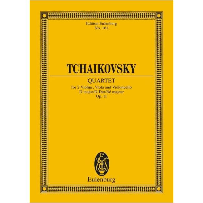 Tchaikovsky, Peter Iljitsch - String Quartet No. 1 D major op. 11 CW 90