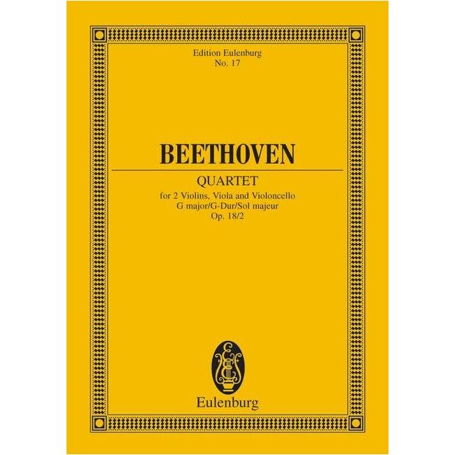 Beethoven, Ludwig van - String Quartet G major op. 18/2