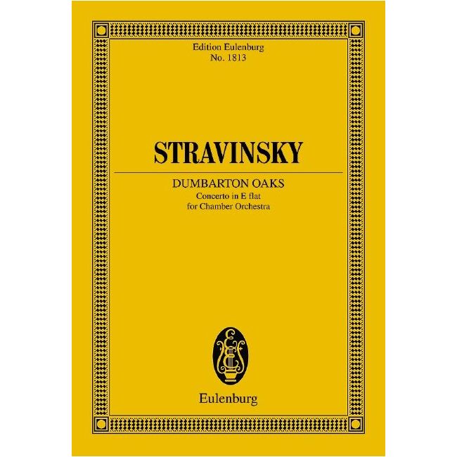 Stravinsky, Igor - Concerto in E flat "Dumbarton Oaks"