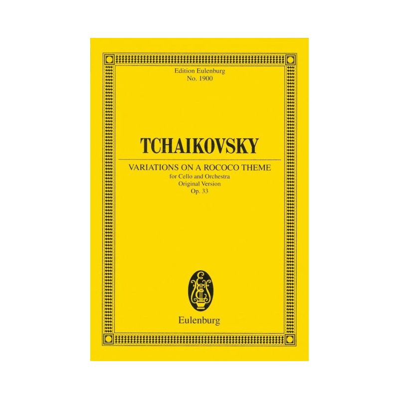Tchaikovsky, Peter Iljitsch - Variations on a Rococo Theme for Cello and Orchestra op. 33