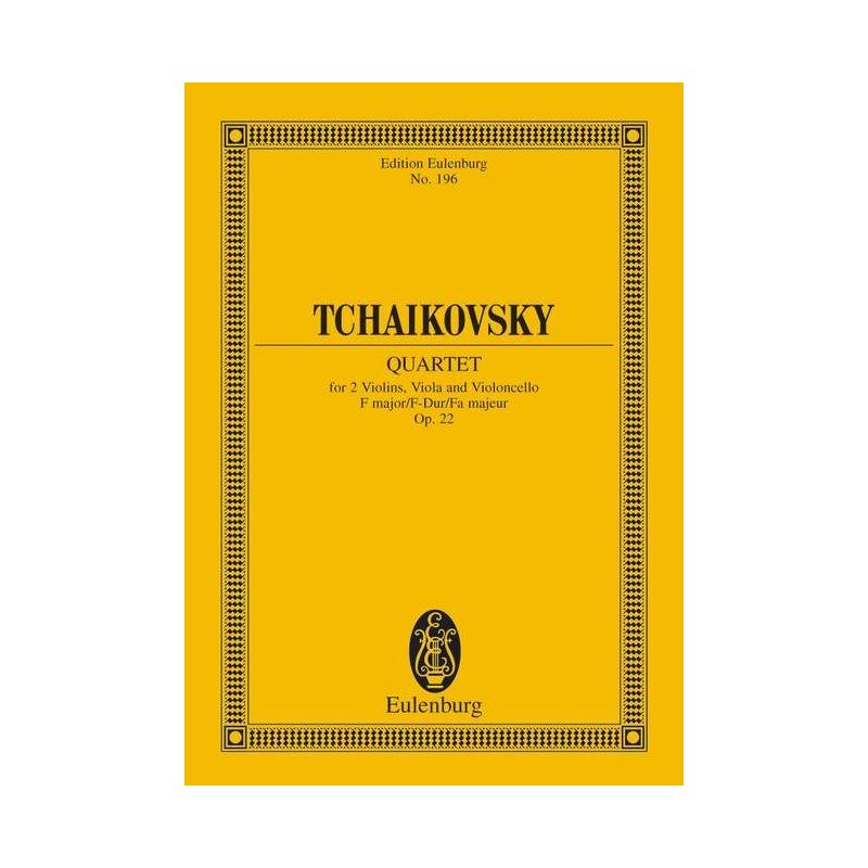 Tchaikovsky, Peter Iljitsch - Quartet No. 2 F major op. 22 CW 91