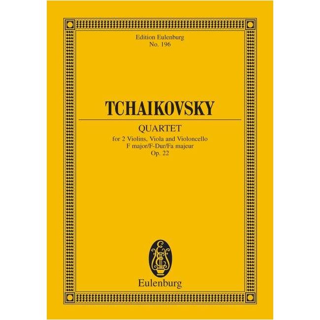 Tchaikovsky, Peter Iljitsch - Quartet No. 2 F major op. 22 CW 91