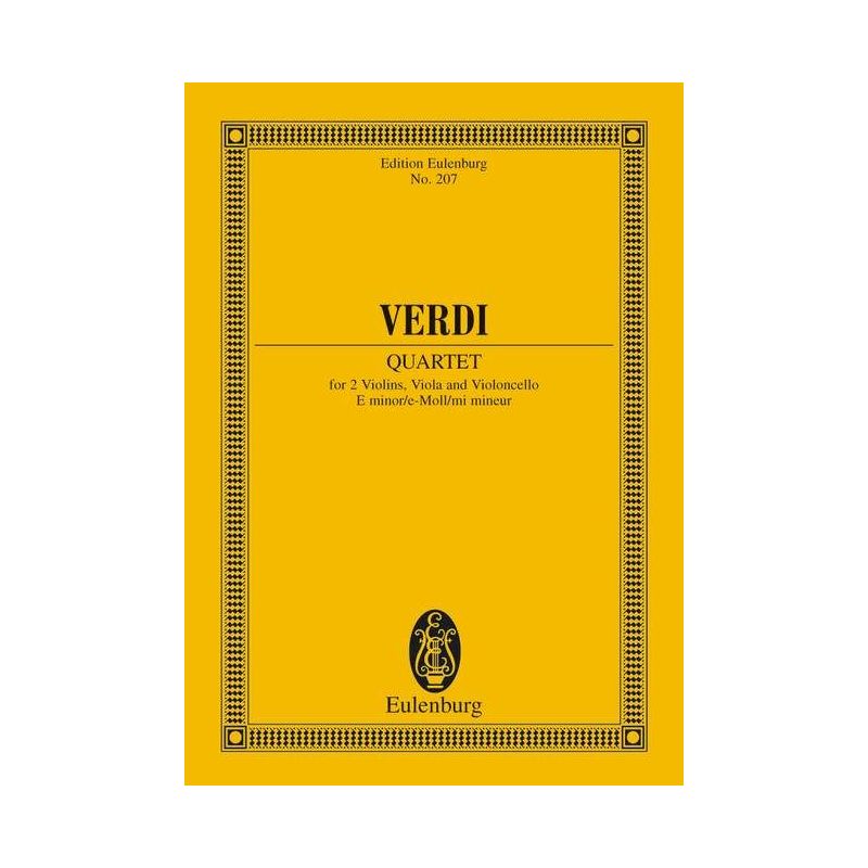 Verdi, Giuseppe Fortunino Francesco - String Quartet E minor