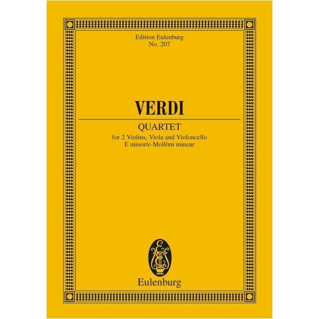 Verdi, Giuseppe Fortunino Francesco - String Quartet E minor