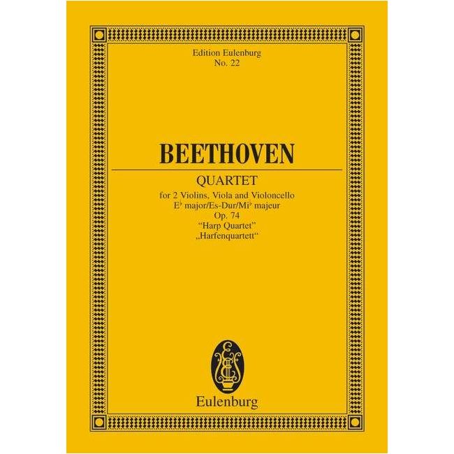 Beethoven, Ludwig van - String Quartet Eb major op. 74