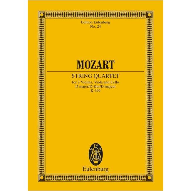 Mozart, Wolfgang Amadeus - Strinq Quartet D major KV 499