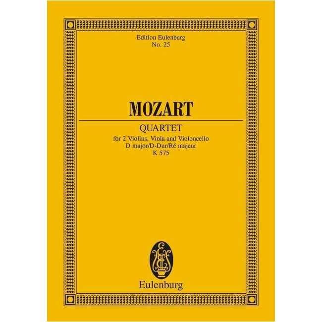 Mozart, Wolfgang Amadeus - String Quartet D major KV 575