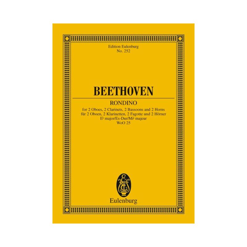 Beethoven, Ludwig van - Rondino Eb major op. posth. WoO 25