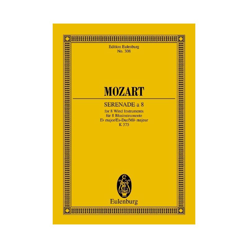 Mozart, Wolfgang Amadeus - Serenade a 8 E flat major KV 375