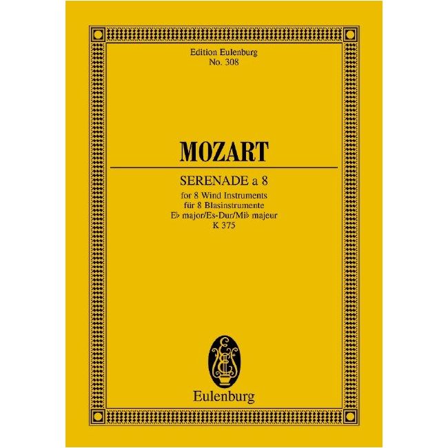 Mozart, Wolfgang Amadeus - Serenade a 8 E flat major KV 375