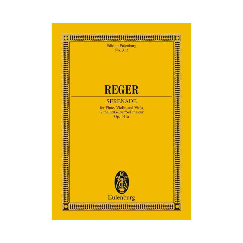 Reger, Max - Trio G major op. 141a