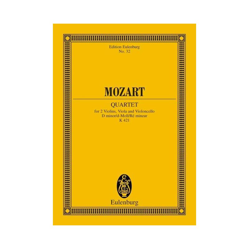 Mozart, Wolfgang Amadeus - String Quartet D minor KV 421