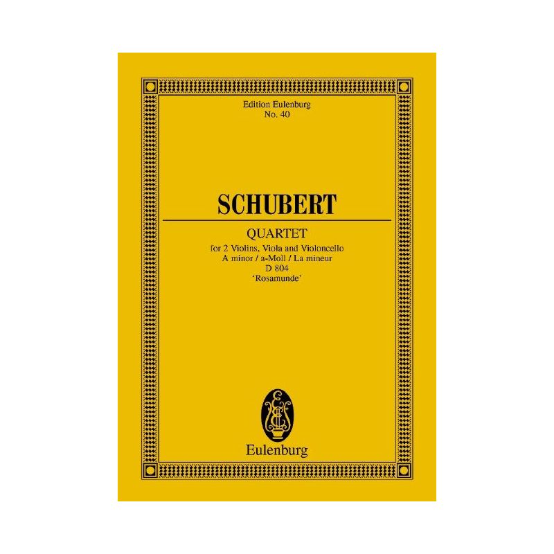 Schubert, Franz - Quartet A minor op. 29 D 804