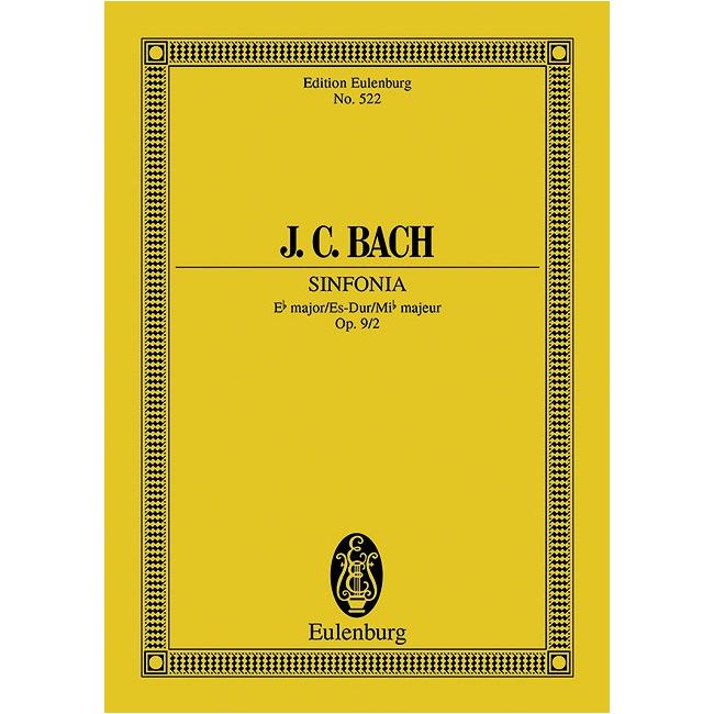 Bach, Johann Christian - Symphony Eb major op. 9/2