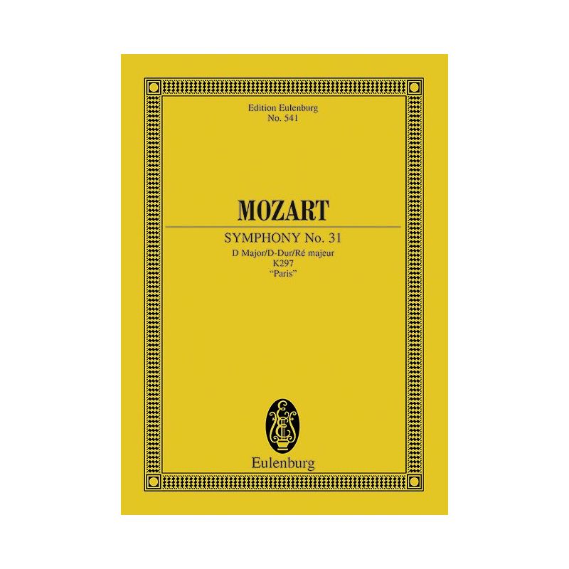 Mozart, Wolfgang Amadeus - Symphony No. 31 D major KV 297