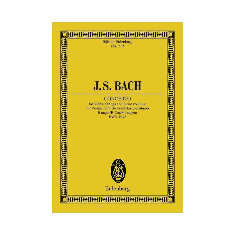 Bach, Johann Sebastian - Concerto E major BWV 1042