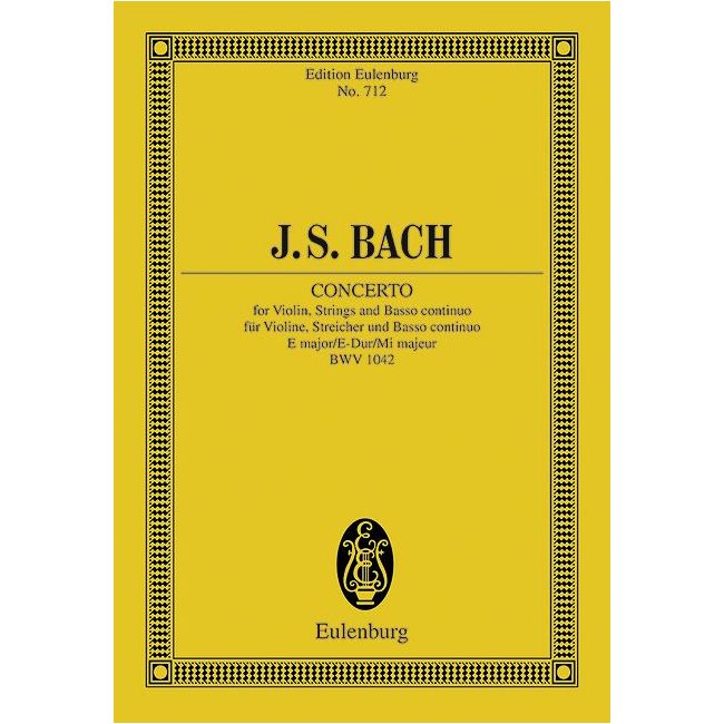 Bach, Johann Sebastian - Concerto E major BWV 1042