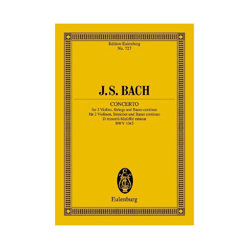 Bach, Johann Sebastian - Double Concerto D minor BWV 1043