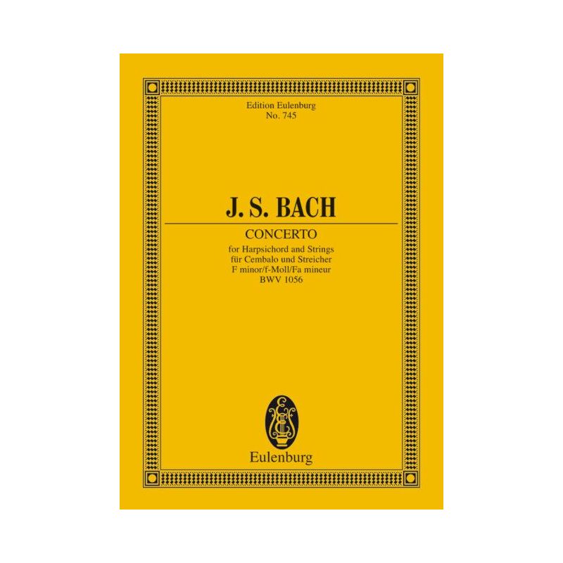 Bach, Johann Sebastian - Concerto F minor BWV 1056