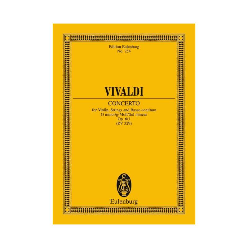 Vivaldi, Antonio - Concerto G Minor op. 6/1 RV 324 / PV 329