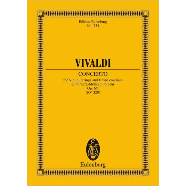 Vivaldi, Antonio - Concerto G Minor op. 6/1 RV 324 / PV 329