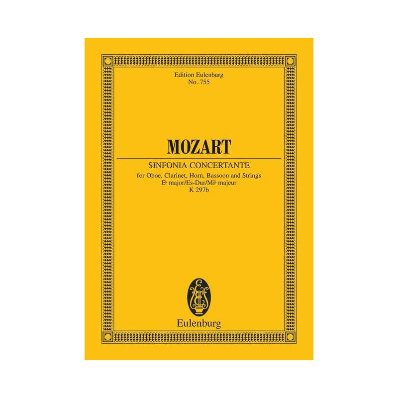 Mozart, Wolfgang Amadeus - Sinfonia concertante Eb major KV 297b / KV Anh. I Nr. 9