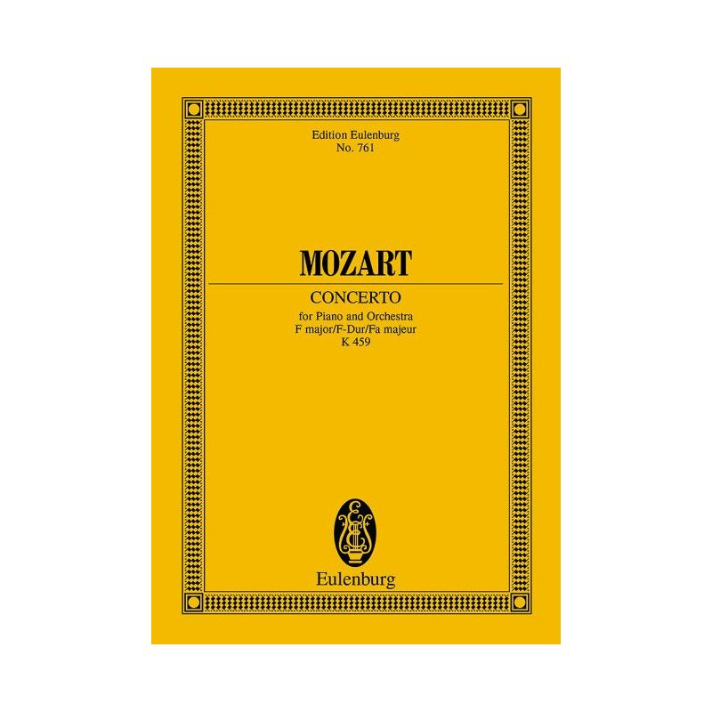 Mozart, Wolfgang Amadeus - Piano Concerto No. 19 F major KV 459
