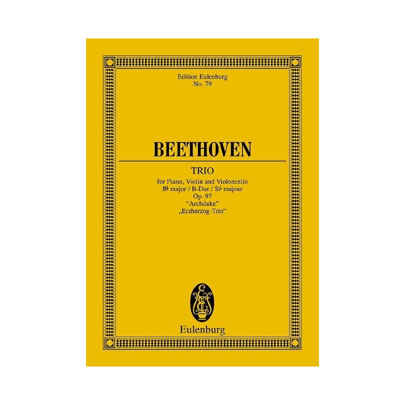 Beethoven, Ludwig van - Piano Trio No. 7 Bb major op. 97