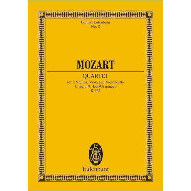Mozart, Wolfgang Amadeus - String Quartet C major KV 465