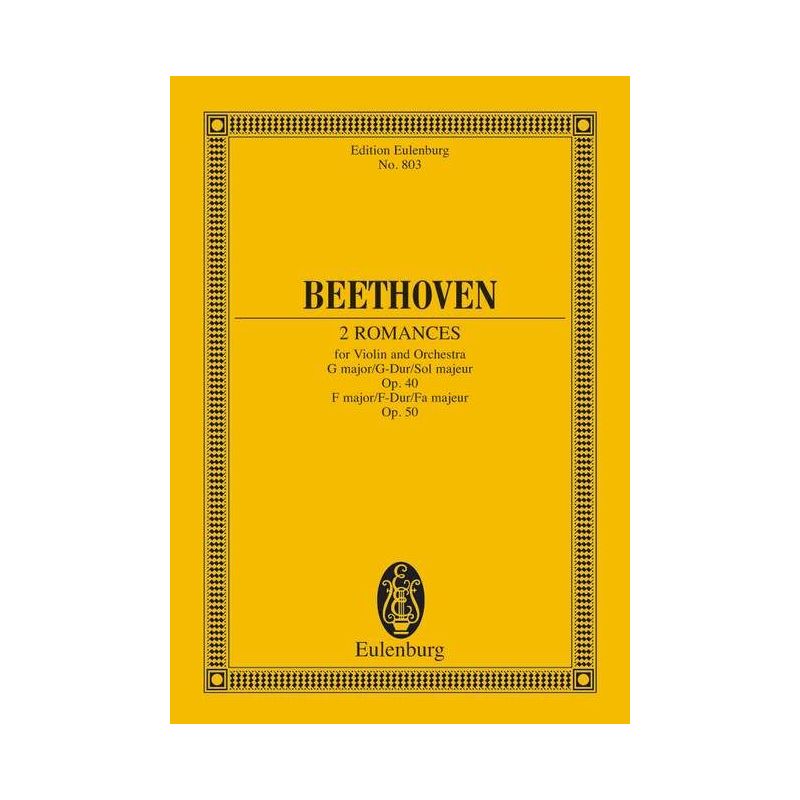Beethoven, Ludwig van - 2 Romances G major and F major op. 40 / op. 50