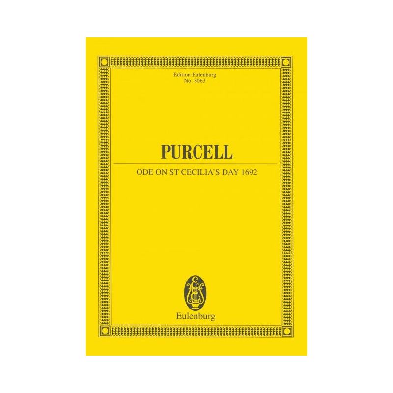 Purcell, Henry - Ode on St. Cecilia's Day 1692 Z 328 Z 328