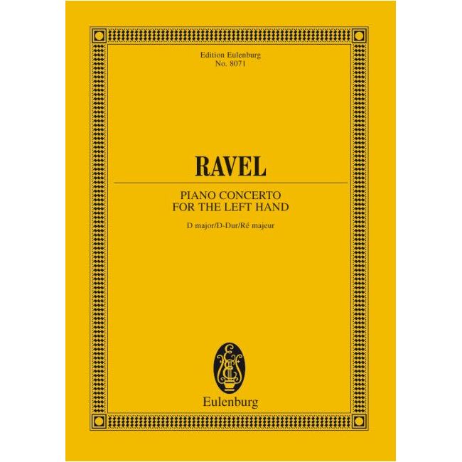 Ravel, Maurice - Piano Concerto for the Left Hand D major