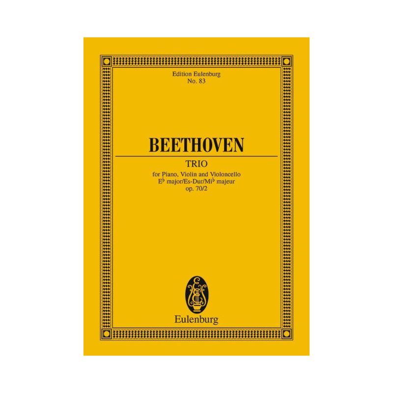 Beethoven, Ludwig van - Piano Trio No. 6 Eb major op. 70/2