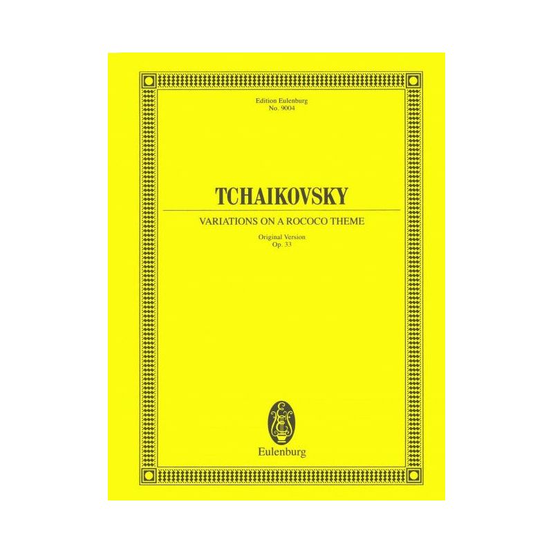 Tchaikovsky, Peter Iljitsch - Variations on a Rococo Theme for Cello and Orchestra op. 33
