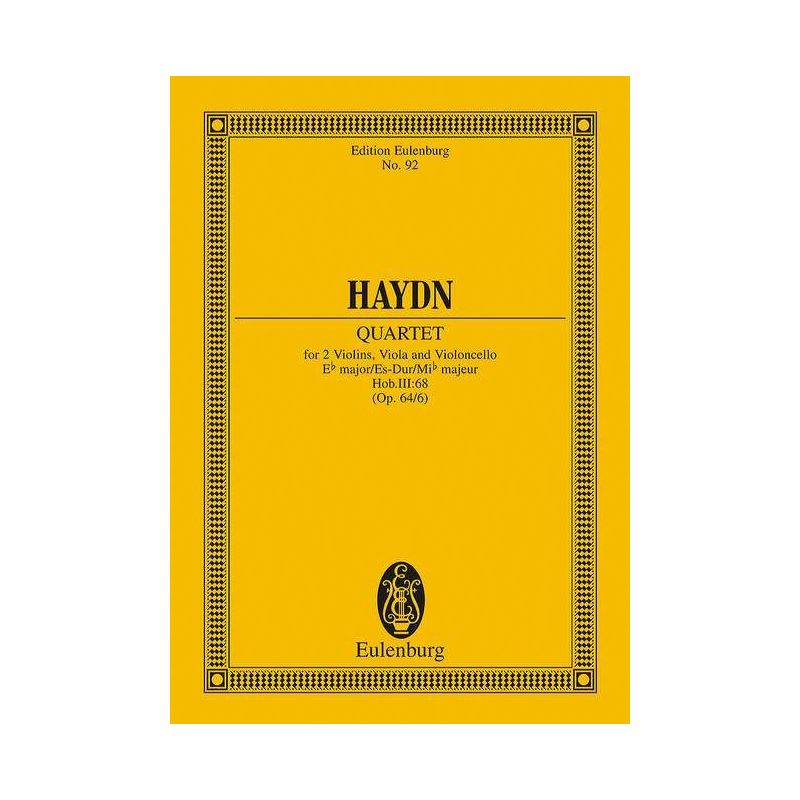 Haydn, Joseph - String Quartet Eb major op. 64/6 Hob. III: 68