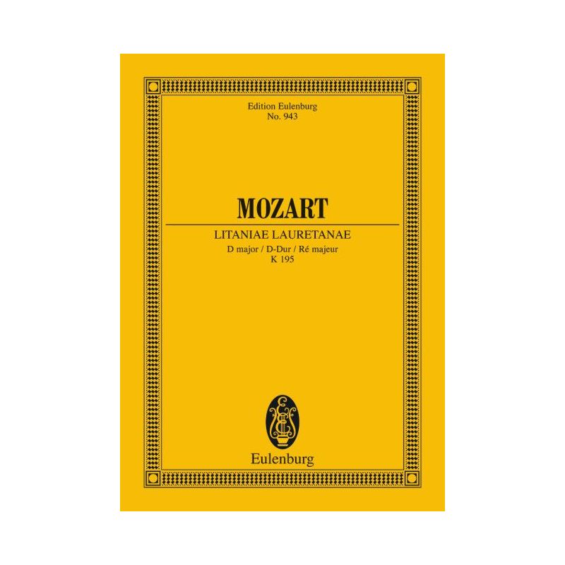 Mozart, Wolfgang Amadeus - Litaniae Lauretanae KV 195