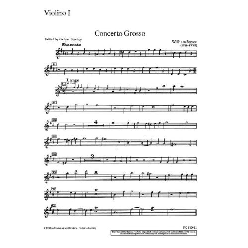 Boyce, William - Concerto...