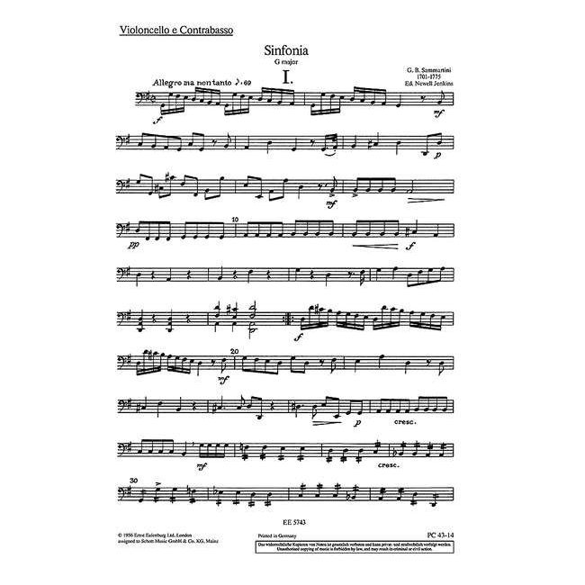 Sammartini, Giovanni Battista - Sinfonia G Major J-C 39